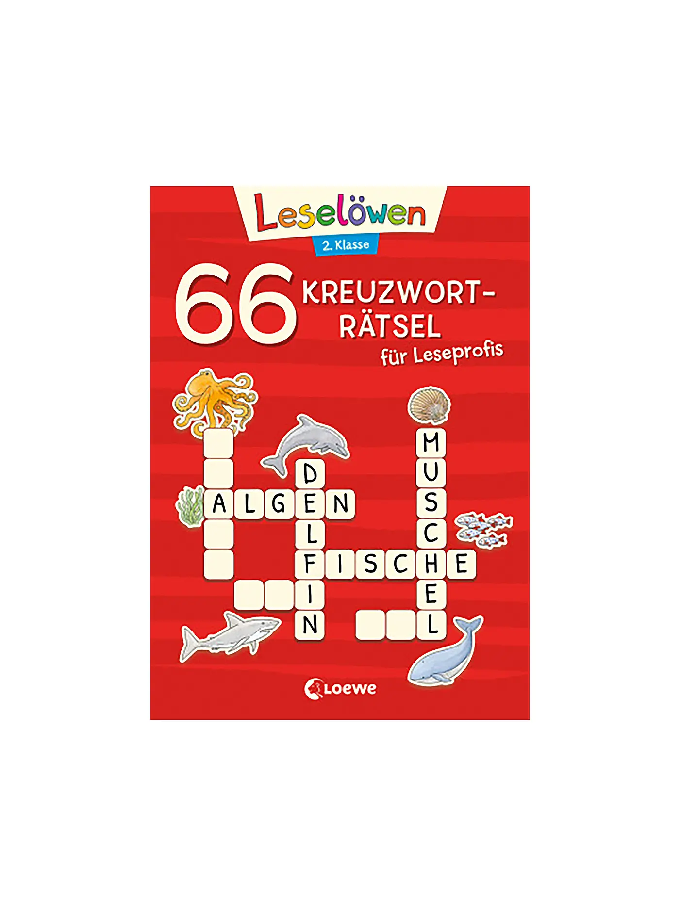 LOEWE VERLAG | 66 Kreuzworträtsel für Leseprofis - 2.Klasse | 